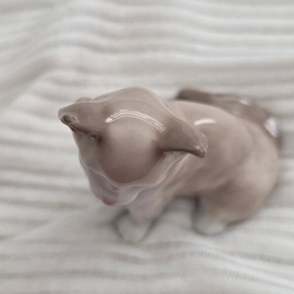 Lladro Miniature Cat Figurine 5308 Glazed Retired 2.25” Antonio Ramos Spain 1985 - Picture 8 of 9